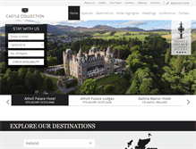 Tablet Screenshot of castlecollection.com